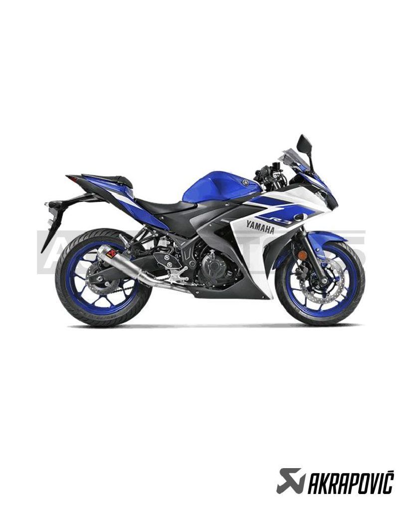 Mobil R3 2015 Yamaha R3 (2015-2021) komplett kipufogó rendszer - Akrapovic