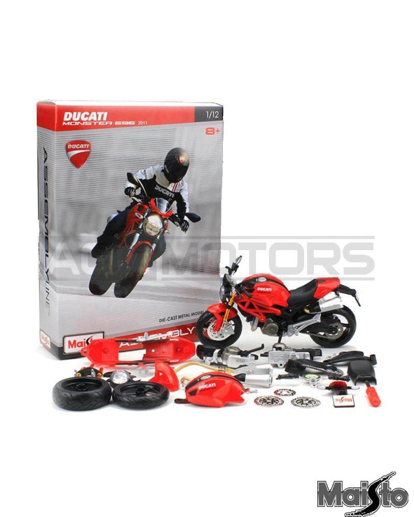 Ducati Monster 696 (2011-2014) összeszerelhető modell - Maisto Ducati Monster 696 (2011-2014) összeszerelhető modell - Maisto