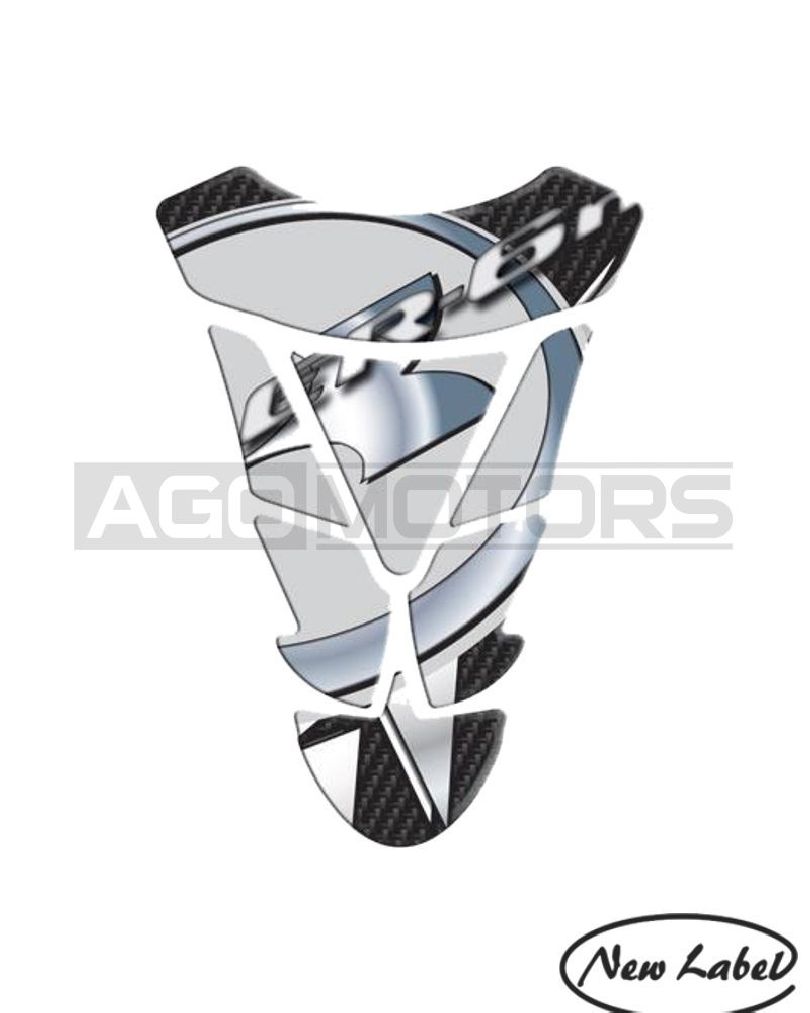 Adhesivo Tankpad Moto V Strom 1000 Rojo Para Tanque